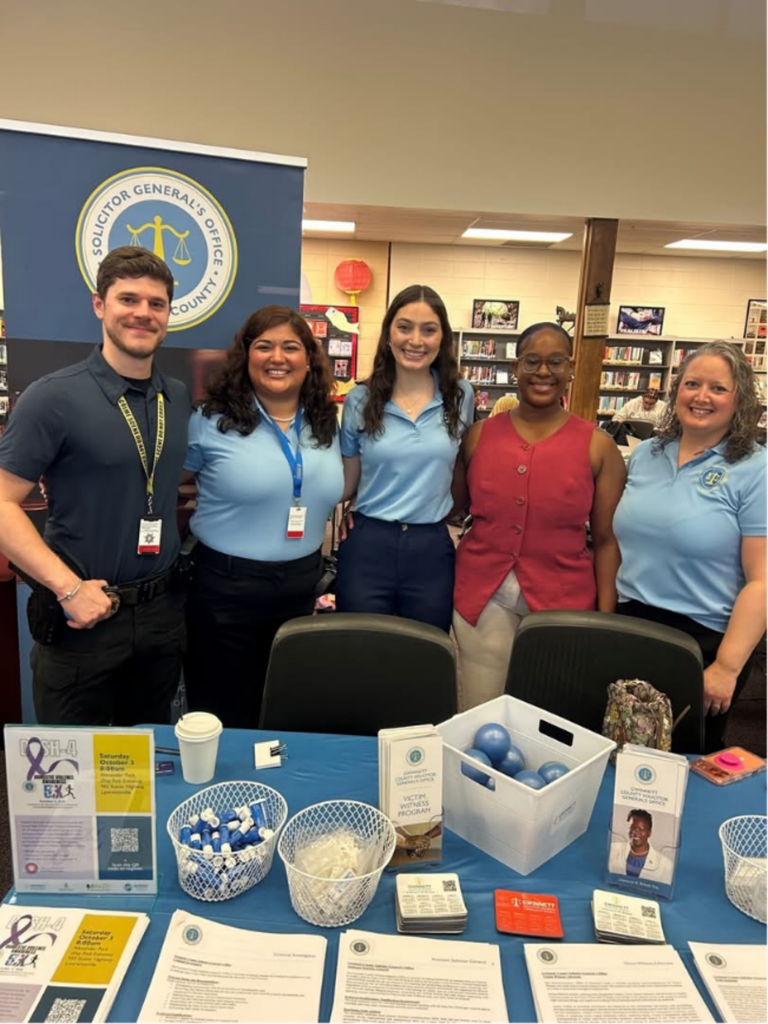 Gwinnett County Solicitor General's Office participated in the Brookwood High School Career & Apprenticeship Fair