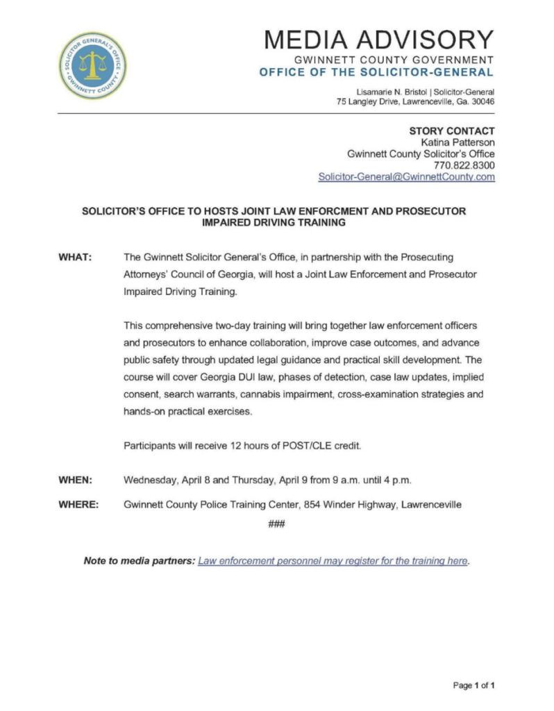 Media Advisory 2026